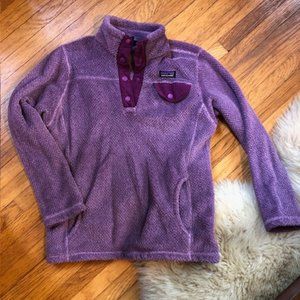 Youth Med. Purple Patagonia Fleece
